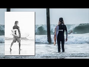 Using the Lumix ZS70 zoom of 720mm to photograph surfers.