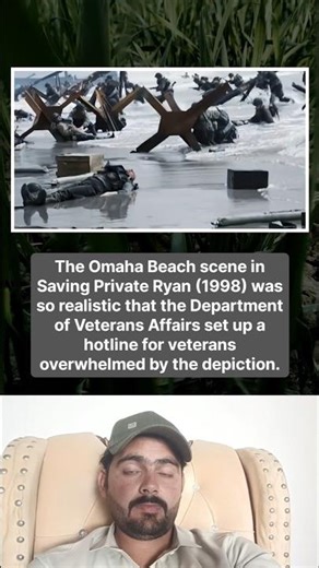 During Saving Private Ryan (1998), the Omaha Beach scene was so realistic