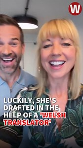 Radio DJ Sara Cox is going to be working at the Royal Welsh Show with her dad... Luckily, she's drafted in the help of a 'Welsh translator' 😜 | WalesOnline