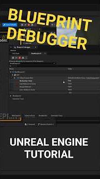How to Use the Blueprint Debugger Tool in Unreal Engine #UnrealEngine #GameDev #UE #IndieDev #FYP