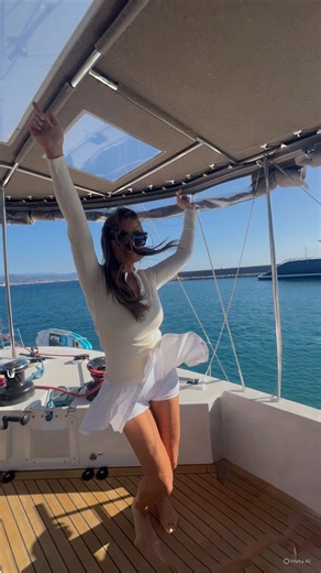 Rebecca Grant on Instagram: "Halftime🏈 ….Looking for the Buffalo Bills Game in Miami ….well more like the South of France lol 🇫🇷 Since it’s halftime and the Bills are not doing to hot in this game right now #miavsbuf I thought I would cheer us up and share some fun clips from my trip to the #southoffrance🇫🇷☀️🍷 Just look how incredible this day was on @lagooncatamarans 🛥️ The mediterranean Sea is so gorgeous and some were even brave enough to jump in! The crew was so friendly and the food 