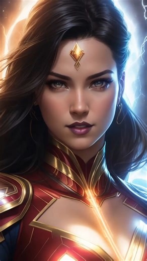 Unleashing Power: Stunning AI Artworks of Woman Superheroes #aiart #shazam #dccomics