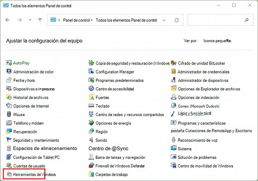 HERRAMIENTAS DEL SISTEMA