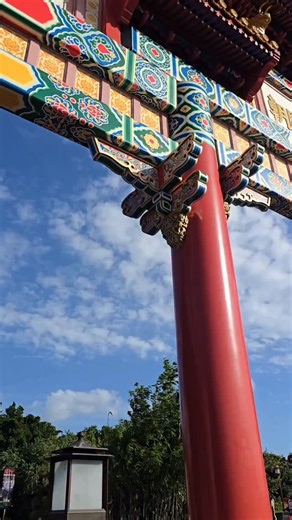 The China Pavilion at Epcot is full of wonderful sights...but this ancient relic was a favorite for my kids! #epcot #chinapavilion #disneyworld | Serendipity and Spice