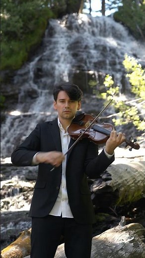 Tum Hi Ho ❤️ | Beautiful Violin Cover at a Waterfall 🎻 | Aashiqui 2 | David Bay