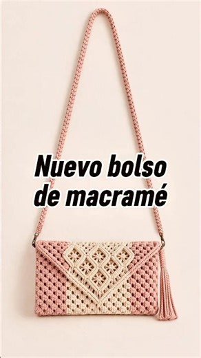 Bolso en Macramé de 40 dólares
