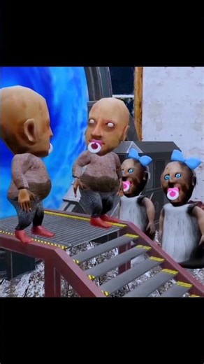 baby granny and copy paste machine Part-2 | #viral | horror game granny 2 comedy