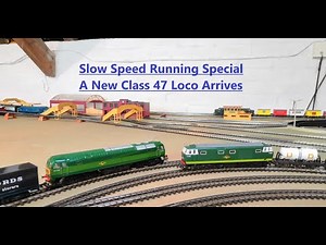 A Slow Speed Running Special On The Tri-ang Super 4 Layout. A New Loco Arrives, The R.060 Class 47