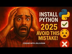 "How to Install Python in 2025 ✅ | Step-by-Step Setup Guide for Beginners 🐍💻" #codingwithjollyjohn