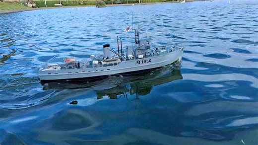 22K views · 987 reactions | Ton class minesweeper, 1/48th scale, 3d printed, sailing the pond. | Dundee Model Boat Club | Facebook