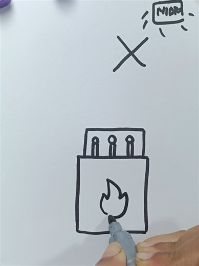 how to draw Match box step by step #drawing #kids #paper