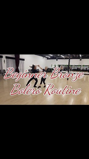 Beginner Bolero Class Routine. #dancers #bolero #love ##youcandancedallas #dancer #dancing #americanrhythm | Israel Peña