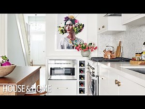 Kitchen Makeover: A White Kitchen With Striking Art