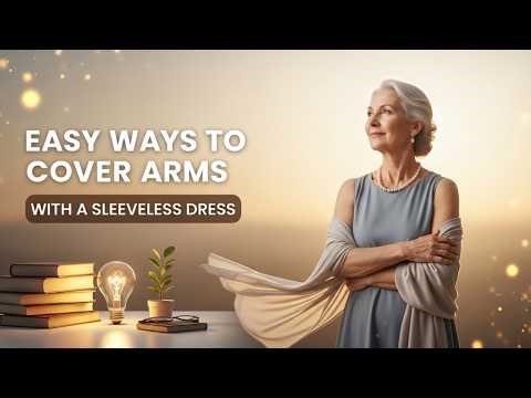4 Easy Ways to Cover Arms with a Sleeveless Dress
