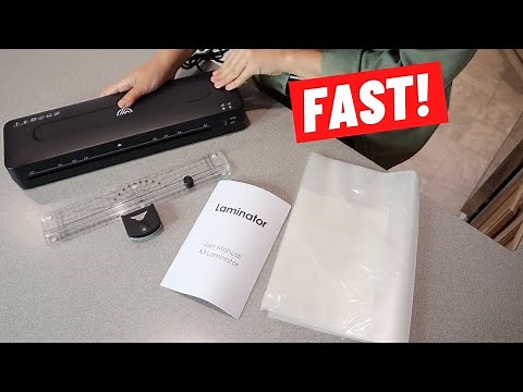 UNBOXING: Maxdone Laminator Machine Review 2022 | Cold and Thermal Laminator with Paper Trimmer