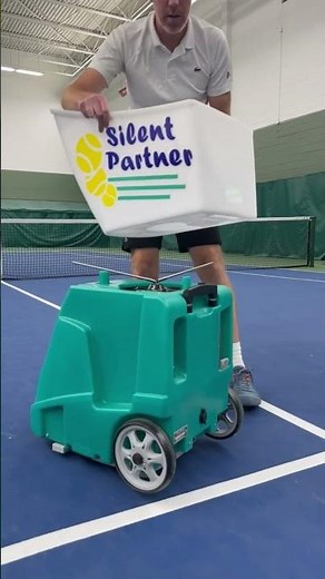🎾 Unboxing Silent Partner Smart – the ultimate tennis ball machine. #tennismachine #tennis #shorts