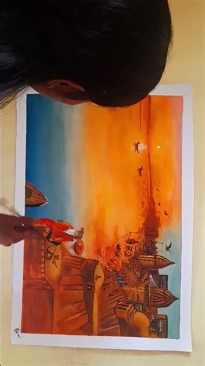 Finally Painting complete 💖 #shorts #trending