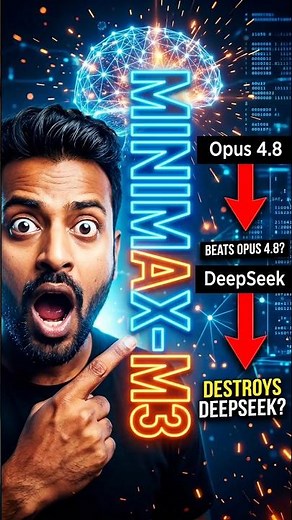 MiniMax M3 Just Beat Claude Opus 4.8? (Benchmarks) #shorts