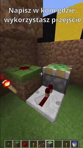 jak zrobić tajne przejście w minecraft