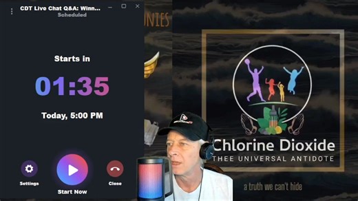 Chlorine Dioxide Testimonies Live Chat: Q&A