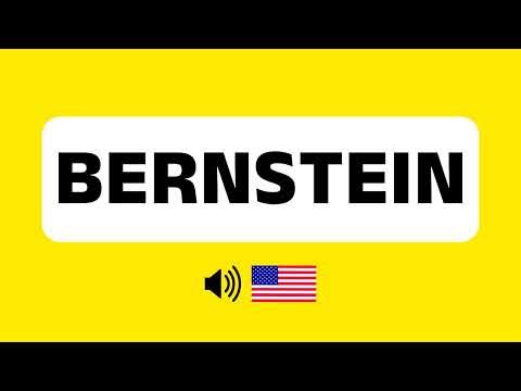 How to Pronounce Bernstein (Correctly) + Real Life Examples