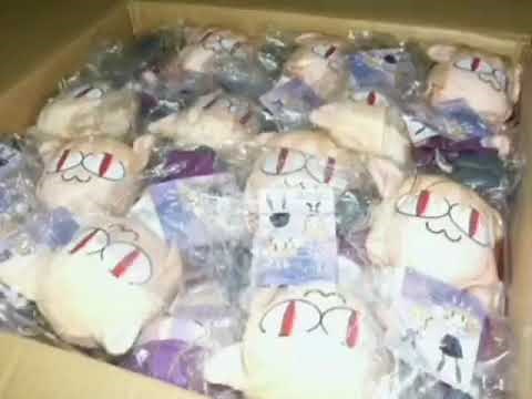 Box of Neco-Arc plushes speaking for 30 Minutes