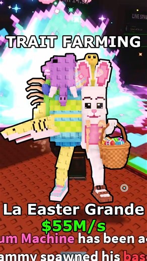 Trait Farming NEW*LA EASTER GRANDE* ✅ #stealabrainrot #roblox