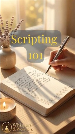 Scripting 101: Write Your Reality Into Existence (Free Template)#shorts u