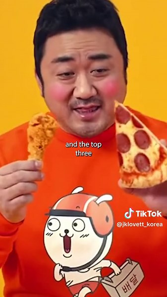 Most Ordered Delivery Food in the US vs. South Korea