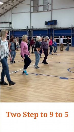 Two Step line dance to 9 to 5