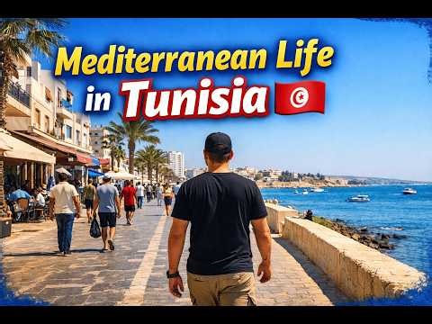 4K Walking Tour of Sousse Tunisia 🇹🇳 | Mediterranean Coastal City