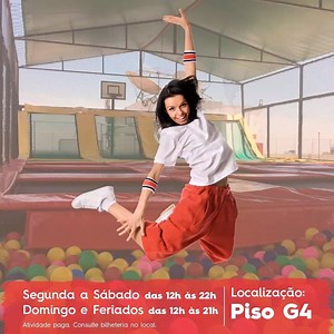 21 reactions · 11 comments | Últimos dias para você vir se divertir no Hipertrampolim, com a família e os amigos! O parque de camas elásticas gigantes está localizado no Piso G4 e ainda conta com uma piscina de bolinhas e cesta de basquete. Não perca essa chance, vem brincar com a gente! | Shopping Metrô Santa Cruz | Facebook