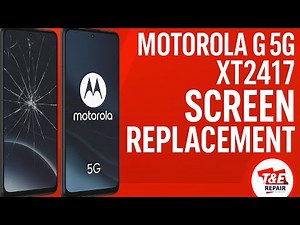 Moto G 5G xt2417 2024 Sage Green Cracked Screen replacement tutorial step by step do it yourself