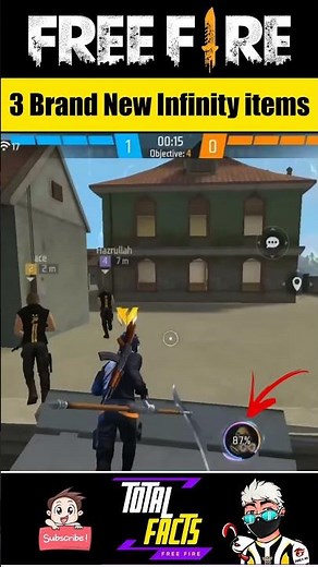 3 New Infinity items 8th Anniversary Special 😳 Free Fire