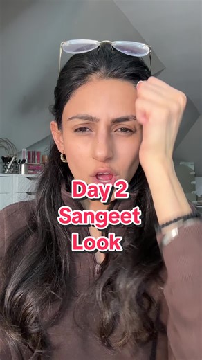 Stunning Indian Wedding Makeup Transition With Sahiba Fashions Lehenga | GRWM