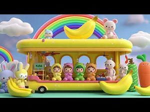 🍌 The Banana Bus Stop — Fun & Catchy Nursery Rhyme for Kids 2025