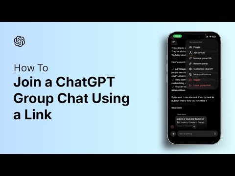 How to Join a ChatGPT Group Chat Using a Link