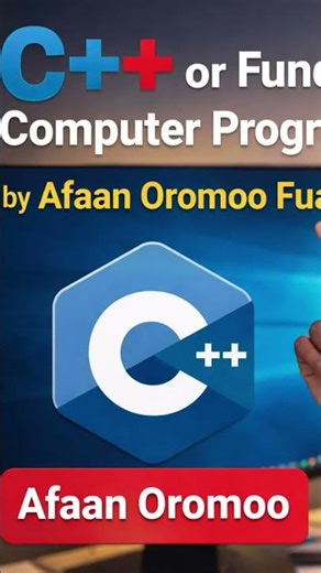 #C++ Computer Programming 🖥 #changeyourmindsetchangeyourlife #afaanoromoo
