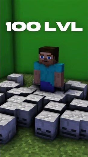 Steve Survives 1 to 1,000,000 Level Skull Trap💀 Minecraft Challenge #minecraft #stevecomeback #memes