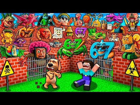 SURVIVAL in MAZE with ARMY of 1000 ITALIAN MEMES - BALLERINA CAPPUCCINO MINECRAFT Animation Gameplay
