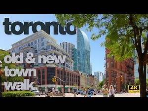 [4K] 🏙️ Toronto Walking Tour – Old Town & Hidden Gems 🌿 Historic Streets & Must-See Spots