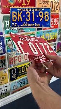 Canada’s License Plate Map, ep. 6: Alberta 🛢️🇨🇦 #shorts #licenseplates #calgary #edmonton