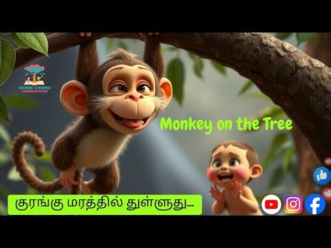 Monkey on the Tree 🐒🌳 | Fun Animal Song for Kids | Baby Laugh & Play