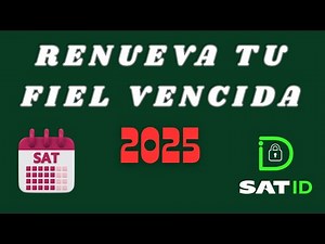 FIEL/Electronic Signature Renewal 2025 SAT, Tutorial