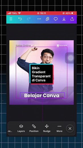 Tutorial Canva: Cara Membuat Gradient Transparan di Canva