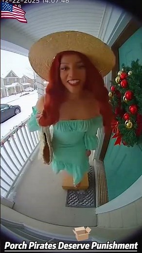 Porch exploding package box with glitter🏳️‍🌈✨🦄#porchpiratecaught #glitter #package #prank #fyp