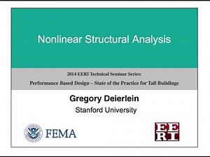 Nonlinear Structural Analysis - Performance Based Design of Tall Buildings (4 of 10)
