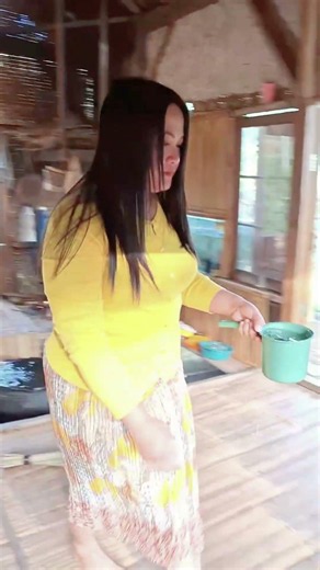 Peaceful Morning Cleaning My Bamboo House 🌿
