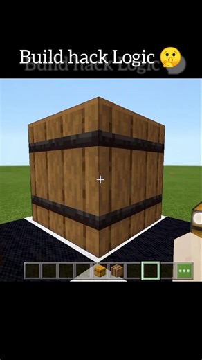Minecraft chest build tutorial 🤫