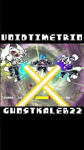 『Void Time Trio!』『Phase 3 final attack 』by ダヒファド #void #undertale #voidtimetrio